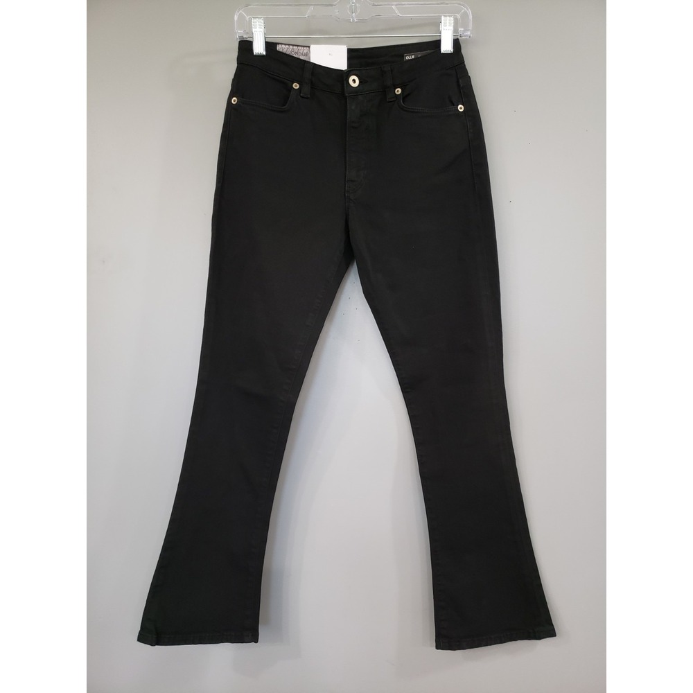 NEW SIZE 26‎ OLLIE Dondup Jeans Womens BLACK SKINNY BOOTCUT FIT